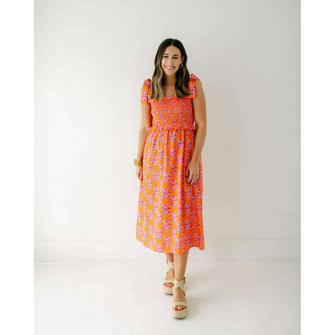 Pink City Prints Ocean Trellis Mumbai Dress