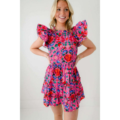 Allison Hazel Paisley Floral Maxi Dress