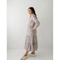 8.28 Boutique:Karlie Clothes,Karlie Floral Embroidered Puff Sleeve Tiered Maxi Dress,Dress