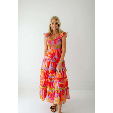 J.Marie Collections Paloma Tiered Ric Rac Dress