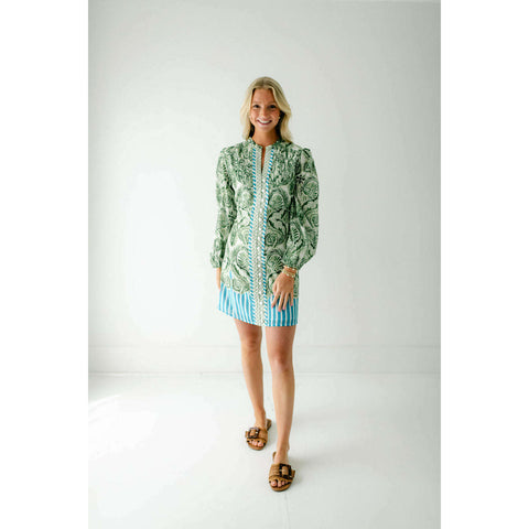 Anna Cate Collection Morgan Dress in Mint Field