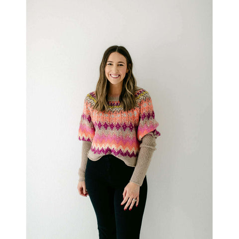Kerisma Knits Caroline Sweater in Sheer Lilac