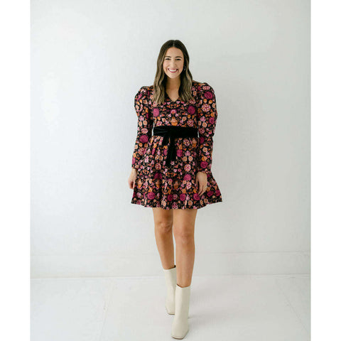 Tyler Boe Sammy Cotton Mosaic Skimmer Dress