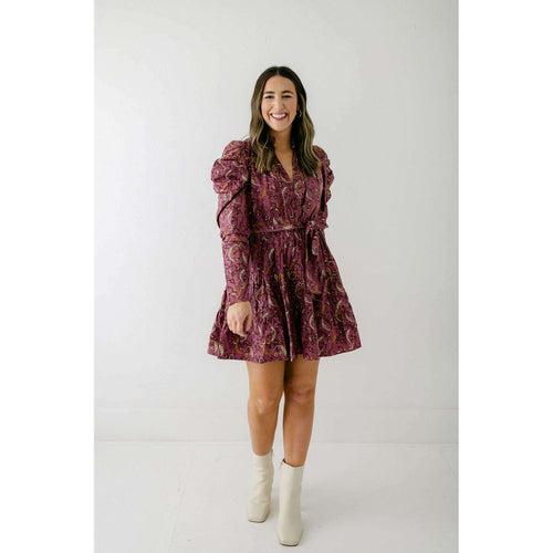 8.28 Boutique:Anna Cate Collection,Anna Cate Elizabeth Dress in Purple Paisley,Dress