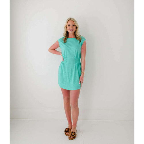 8.28 Boutique:Z-Supply,Z-Supply Rowan Textured Knit Dress in Cabana Green,Dress