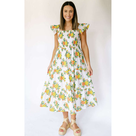 Victoria Dunn Rosemary Dress in Bright Sage