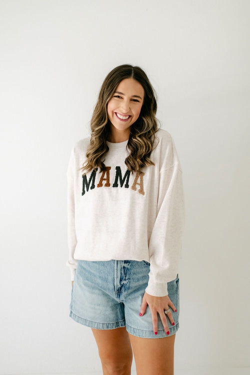 Z-Supply Mama Sweatshirt in Light Oatmeal