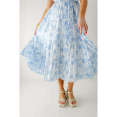 8.28 Boutique:J.Marie Collections,J.Marie Collections Palmer Button Up Ruffle Midi Dress,Dress