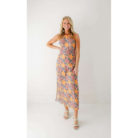 Anna Cate Collection Sloan Dress in Coral Blossom