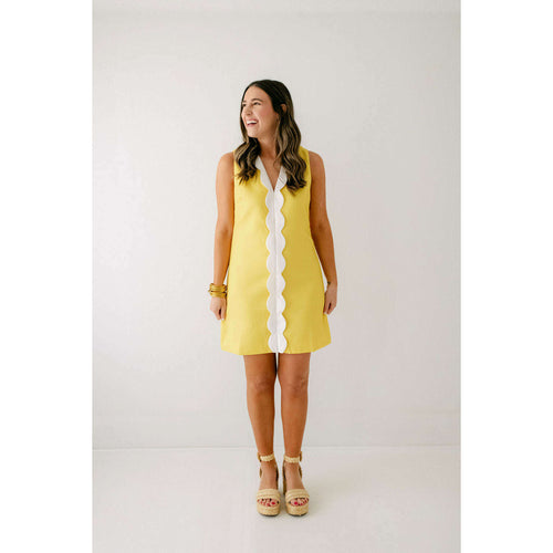 8.28 Boutique:CK Bradley,CK Bradley Mareka Mini Yellow Dress,Dress