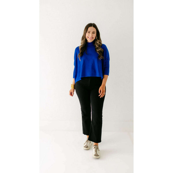 Kerisma Knits Aja Ortho Solid Top in Royal Blue – 8.28 Boutique