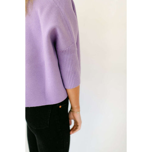 8.28 Boutique:Kerisma Knits,Kersima Aja Sweater in Lavender,Sweaters