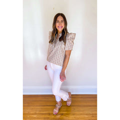 8.28 Boutique:Anna Cate Collection,Anna Cate Collection Abigail Geo Aztec Top,Shirts & Tops
