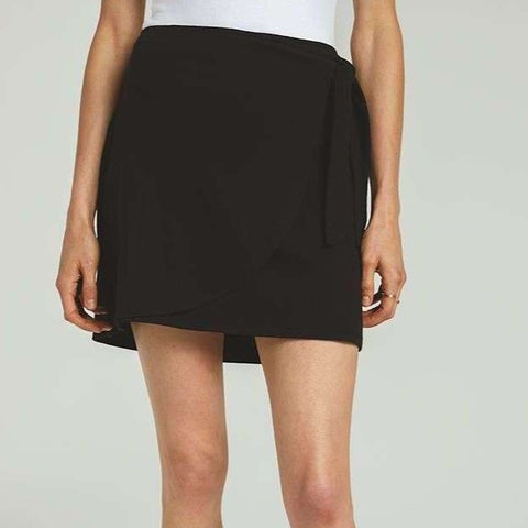 Current Air Black Opal Pleated Midi Skirt