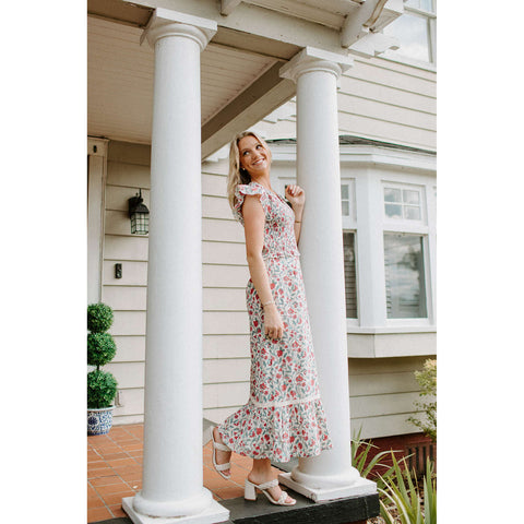 Anna Cate Collections Aubrey Dress in Blush Bloom