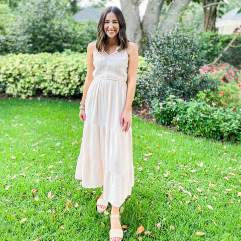 Moodie Smocked Top Blouse in White