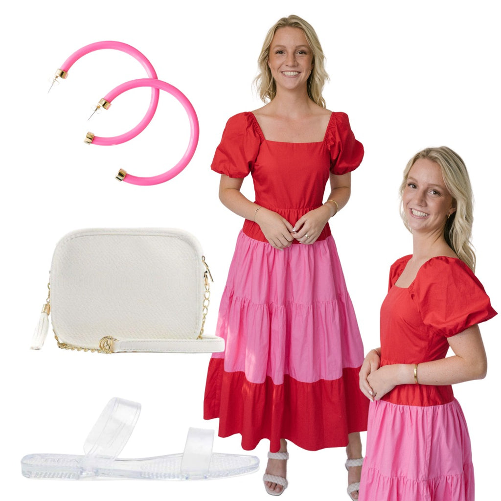 How To Style: English Factory Colorblock Midi – 8.28 Boutique