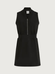 Varley Polyanna Half Zip Dress in Black