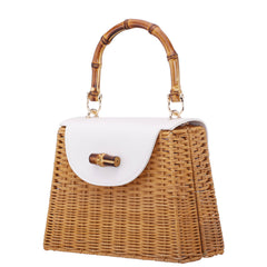 Handbag: CAPRI-NATURAL WHITE