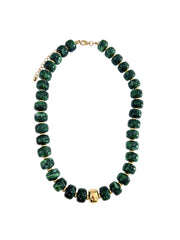 Rachel Chunky Beaded Necklace - Emerald