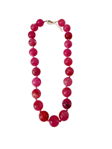 Pearly Gold and Pearl Bead Necklace