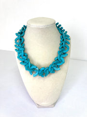 Turquoise Link Statement Necklace