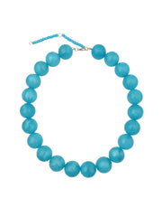 Kameron Chunky Beaded Necklace - Teal