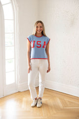 Entro USA Blue Sweater Vest