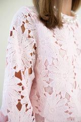 The Natalie Pink Lace Set