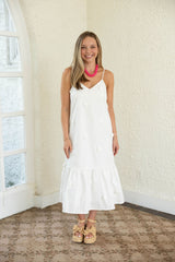 Lucy Paris Galina Maxi Dress in White