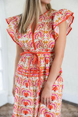 Sincerely Ours Palma Rosa Midi Dress