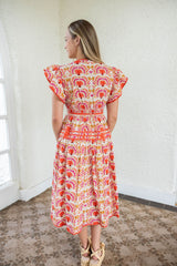 Sincerely Ours Palma Rosa Midi Dress