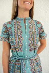 Cleobella Marni Mini Dress in Bleura