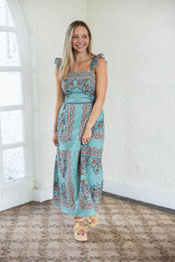 Cleobella Veronique Ankle Dress in Bleura
