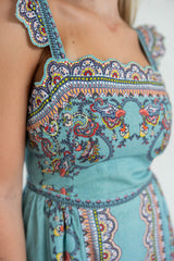 Cleobella Veronique Ankle Dress in Bleura