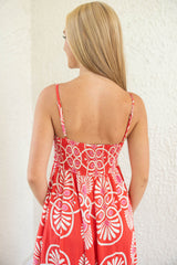 Meet Me in Santorini Festival Medallion Maxi Dress