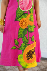 Emily McCarthy Hampton Dress in Papaya Vine