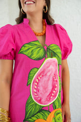 Emily McCarthy Hampton Dress in Papaya Vine