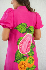 Emily McCarthy Hampton Dress in Papaya Vine