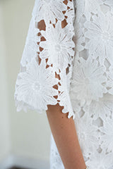 The Natalie White Lace Set