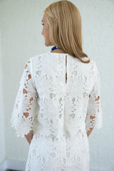The Natalie White Lace Set
