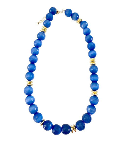Adler Blue Agate Necklace 
