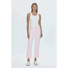 8.28 Boutique:PISTOLA DENIM,Pistola Lennon High Rise Crop Boot in Blush,Jeans