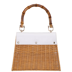 Handbag: CAPRI-NATURAL WHITE