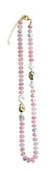 Nakita Beaded Pearl Necklace- Baby Pink