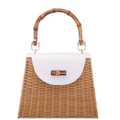 Handbag: CAPRI-NATURAL WHITE