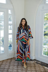 House of MBR Entitled Ruthie Shirt Dress in Long