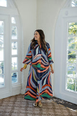 House of MBR Entitled Ruthie Shirt Dress in Long