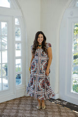 Cleobella Anne Midi Dress in Carmella Print