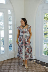 Cleobella Anne Midi Dress in Carmella Print